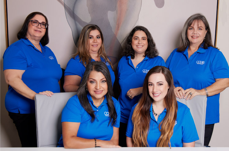 A group image of the CCHS support staff.